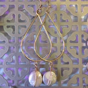 Stitch Fix - Mother of Pearl Drop Earrings